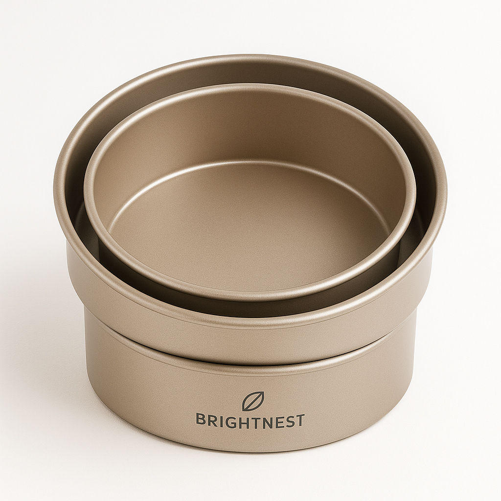 BrightNest Bamboo Steamer Basket, 2 Tier