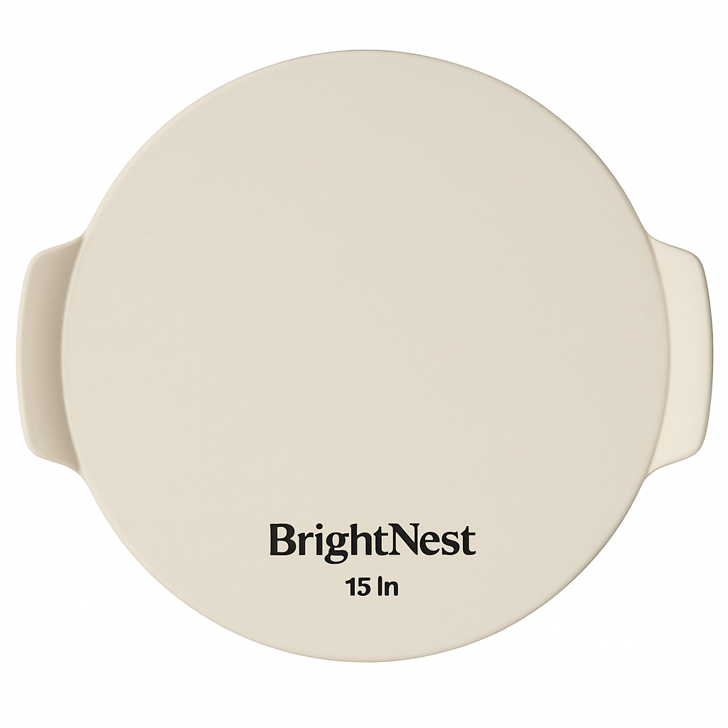 BrightNest Round Pizza Stone, 15 in