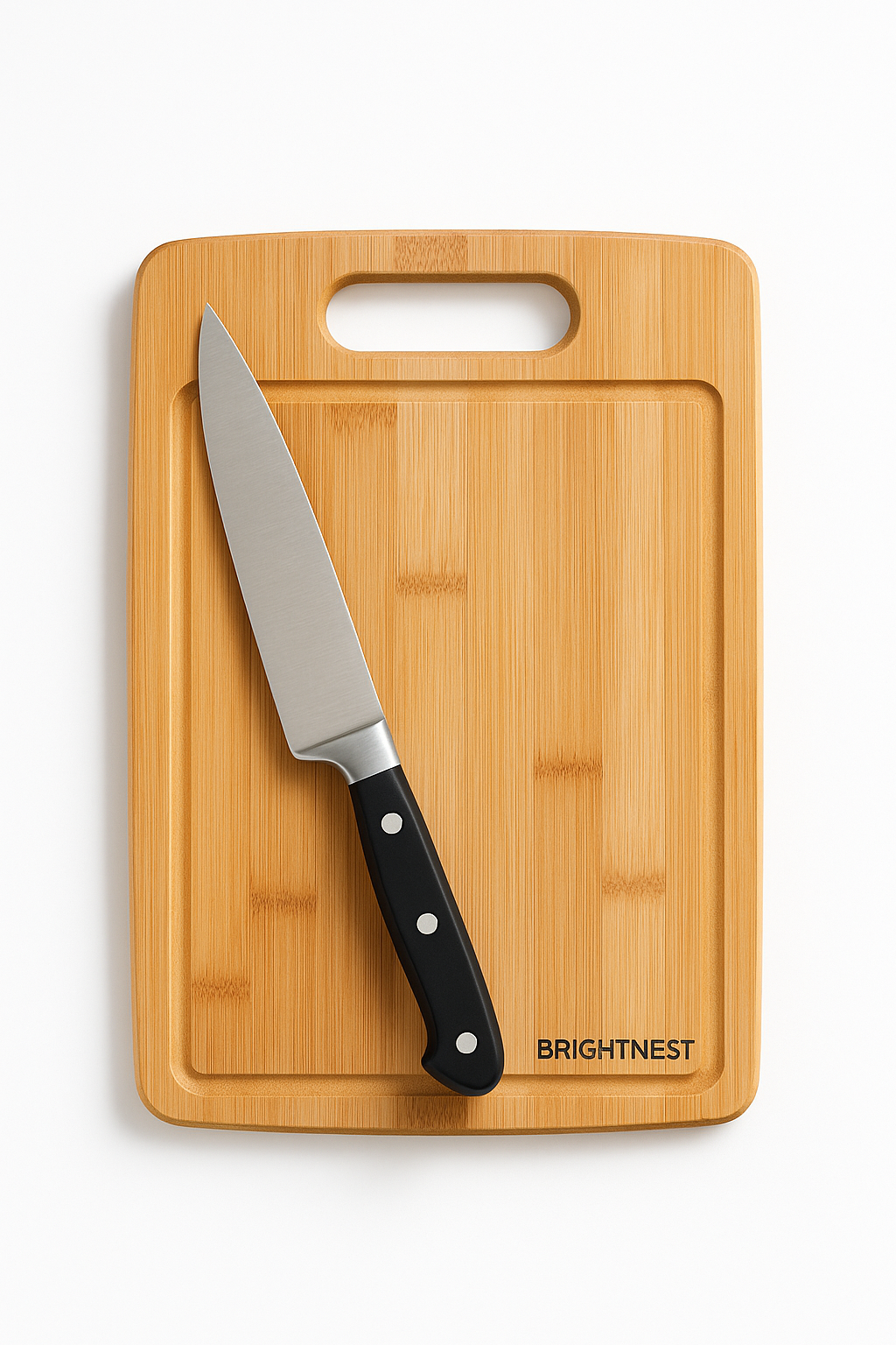 BrightNest Bamboo Cutting Board Set, 3 Sizes