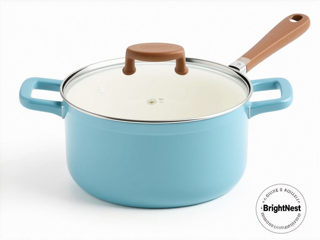 BrightNest 3 Qt Ceramic Sauté Pan with Lid