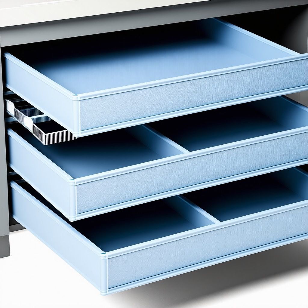 Non-Slip Drawer Organizer Trays