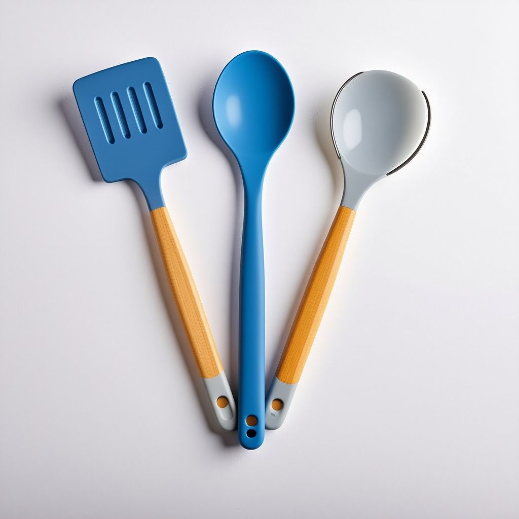 BrightNest 3-Piece Bamboo Kitchen Utensil Set
